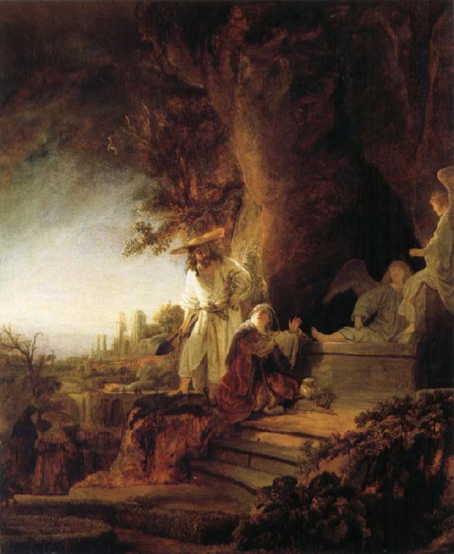 REMBRANDT Harmenszoon van Rijn The Risen Christ Appearing to Mary Magdalene oil painting picture